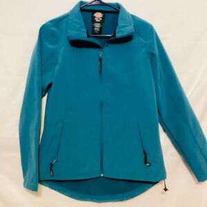 Dickies Blue Utility Jacket with Structured Collar